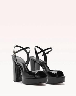 AMY 120 OPEN TOE PLATFORM BLOCK HEEL
