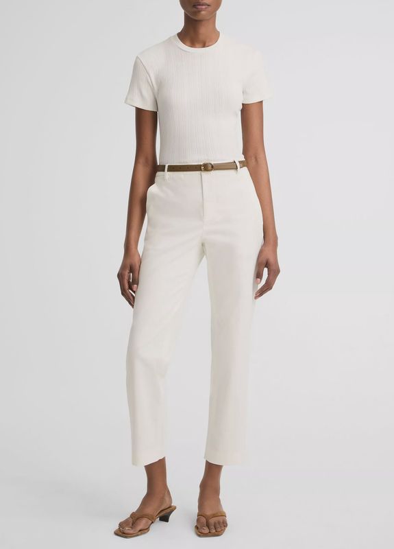 AVERY MID RISE STRETCH-COTTON CHINO PANT