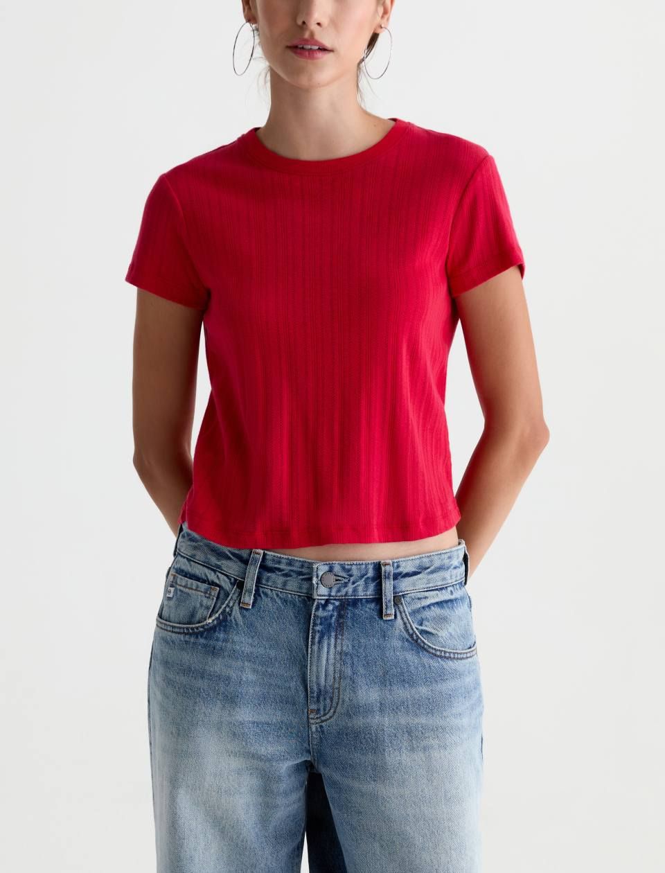 SADIE CREW 90'S VINTAGE CROP TEE