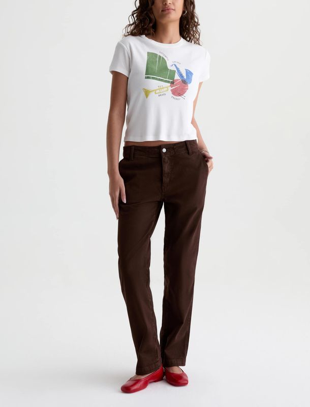 BRINLEY MID-RISE STRAIGHT PANT