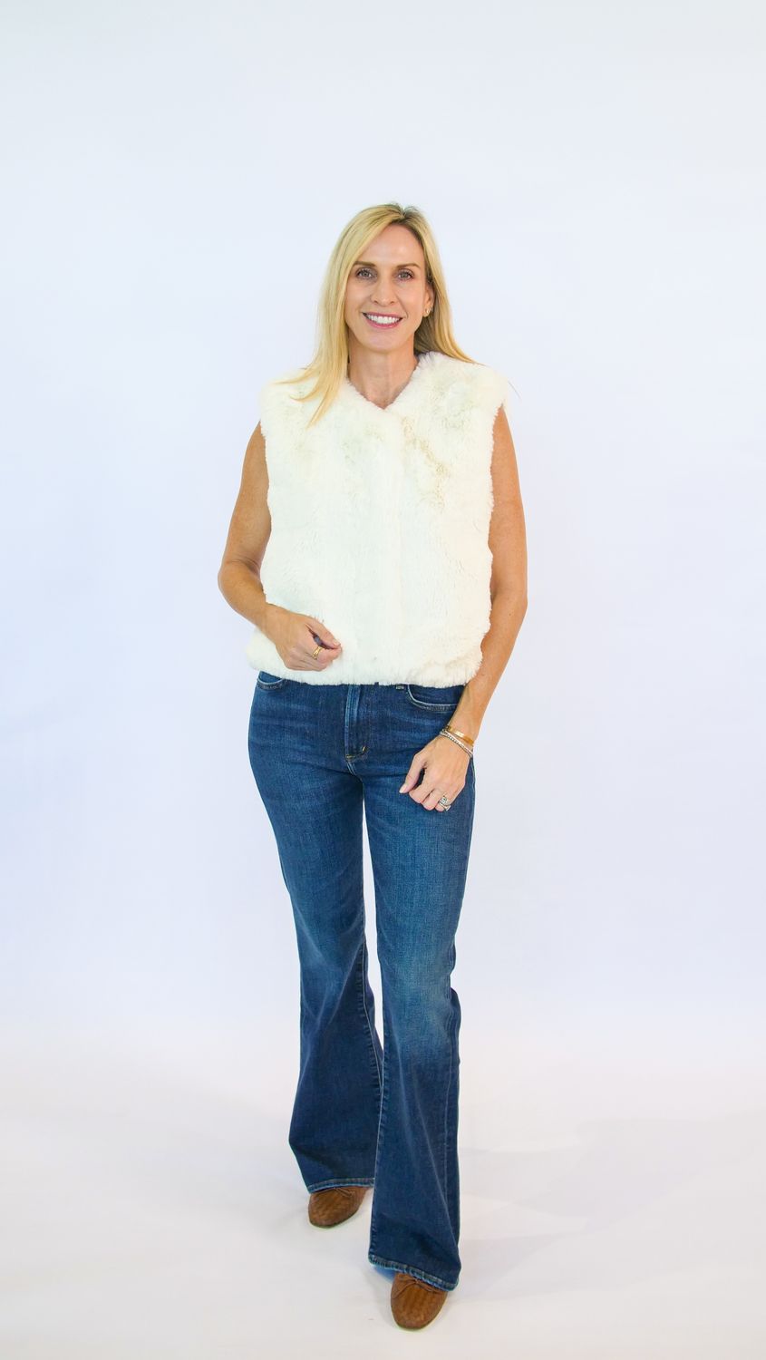 FAUX FUR VEST