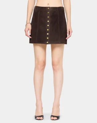 JONI SUEDE SKIRT
