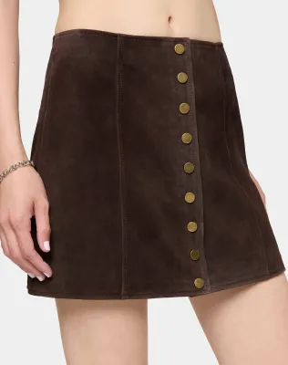 JONI SUEDE SKIRT