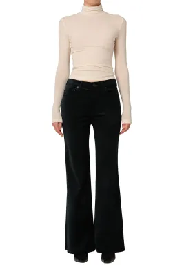 KIMBERLY 70'S FLARE VELVET JEAN