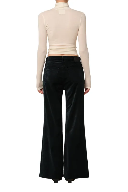 KIMBERLY 70'S FLARE VELVET JEAN