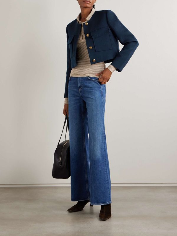SOPHIA WOOL-TWILL JACKET