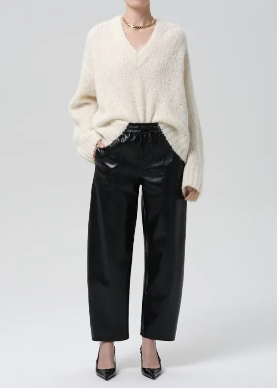REWORK PULL ON IN RECYCLED LEATHER