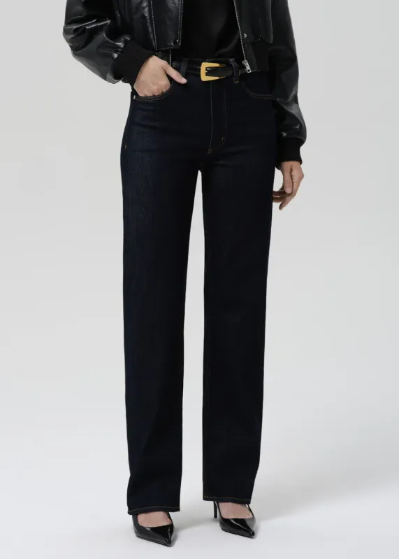PALMA STRAIGHT LONG IN INKY RINSE (CLEAN HEM)