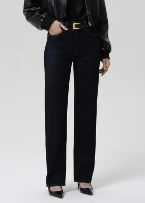 PALMA STRAIGHT LONG IN INKY RINSE (CLEAN HEM)