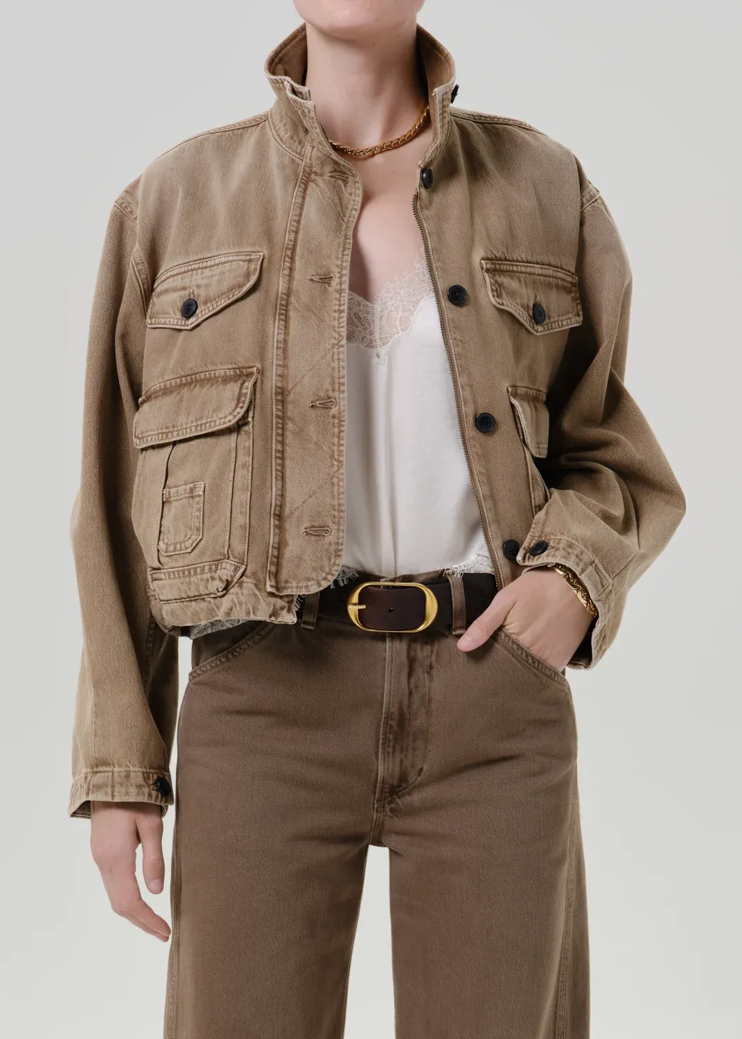 FUNNEL COLLAR BARN JACKET