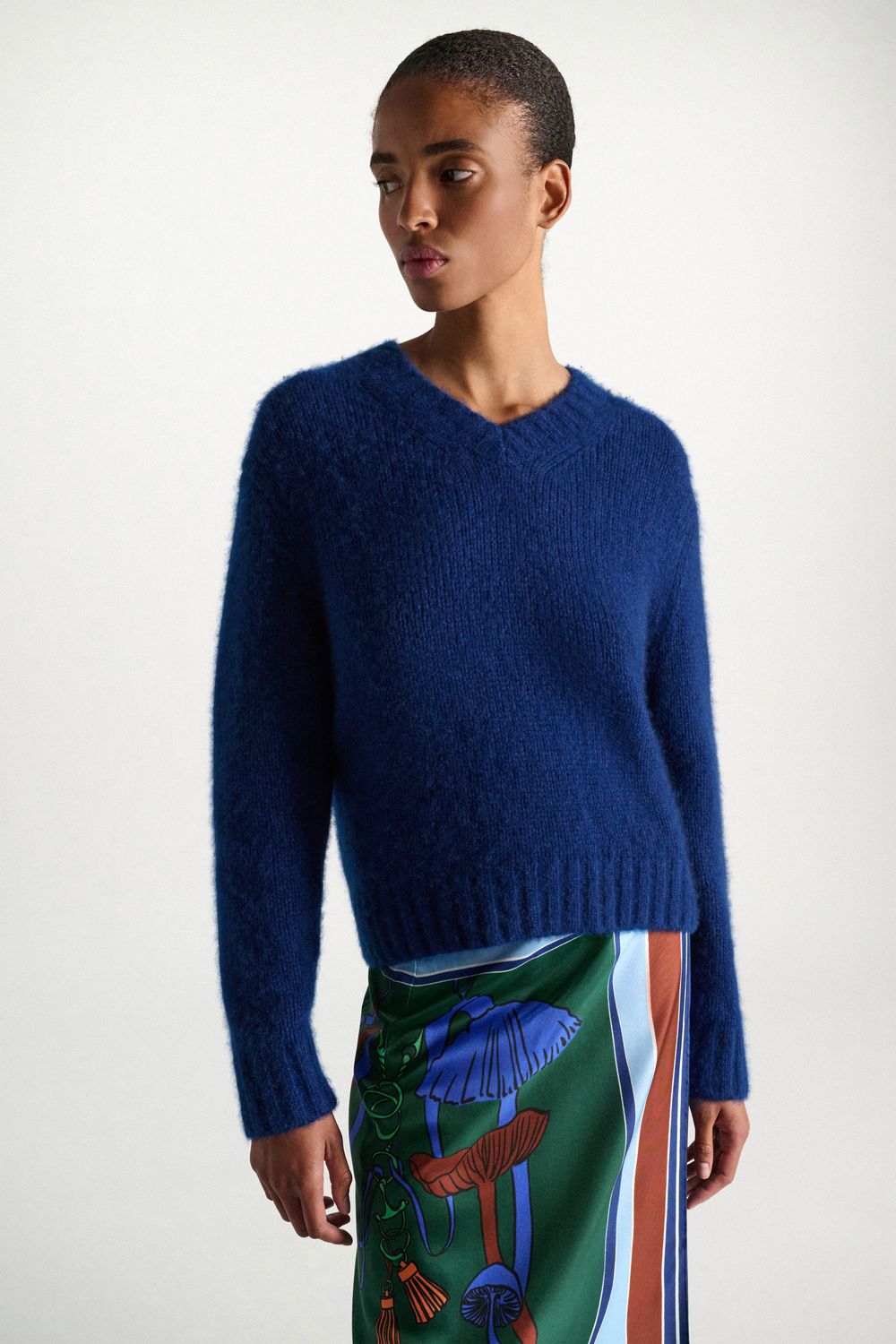 LUXURY LOVE PULLOVER- OCEAN BLUE- TS  (611003)