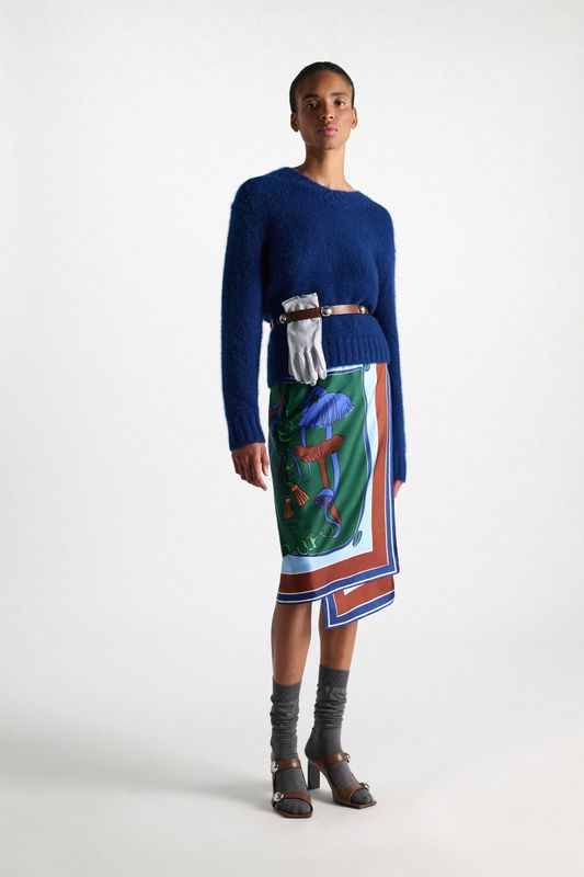 LUXURY LOVE PULLOVER- OCEAN BLUE- TS  (611003)