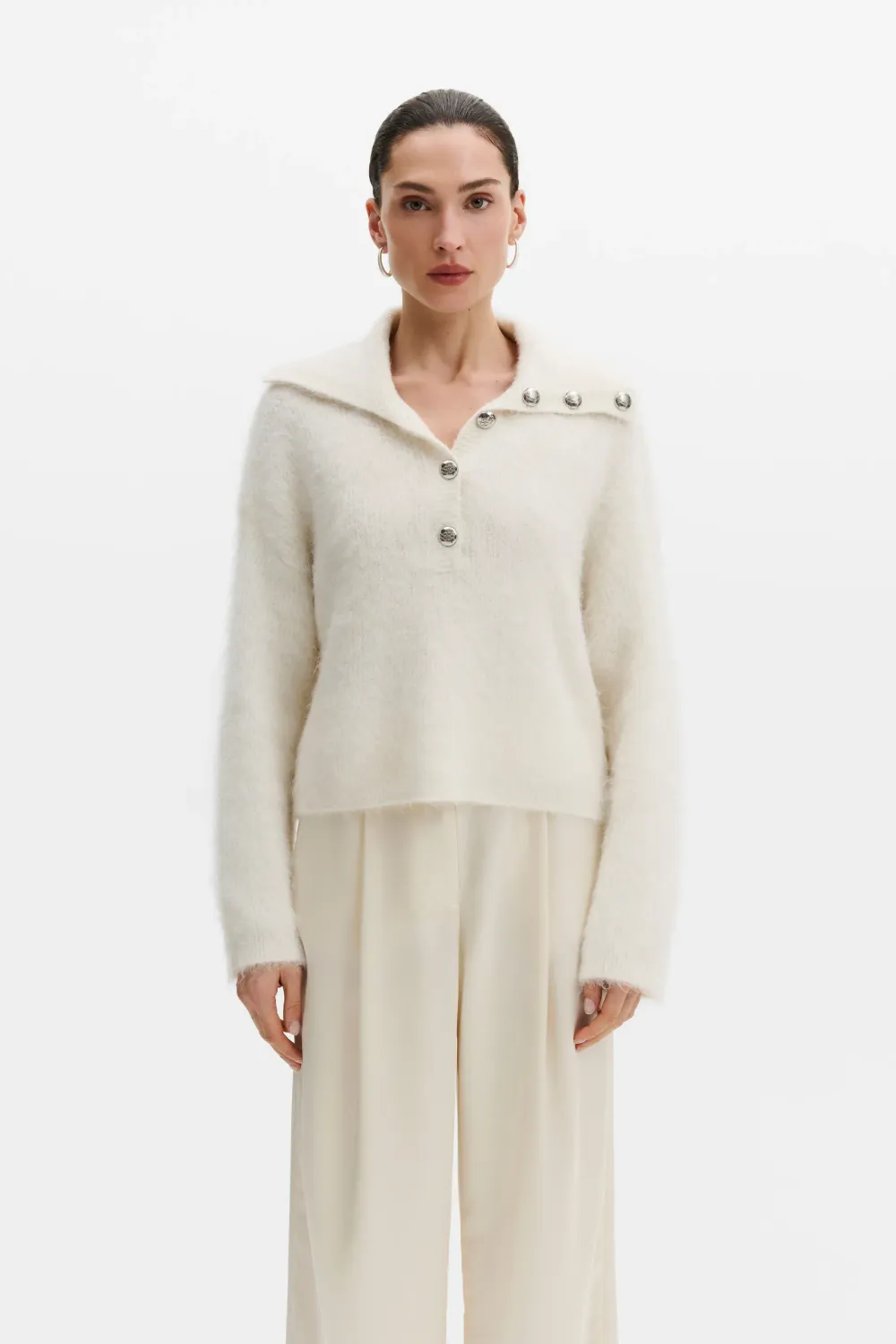 YSELLE ALPACA BLEND SWEATER