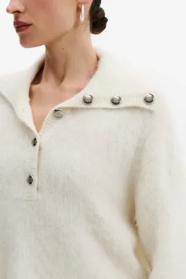 YSELLE ALPACA BLEND SWEATER