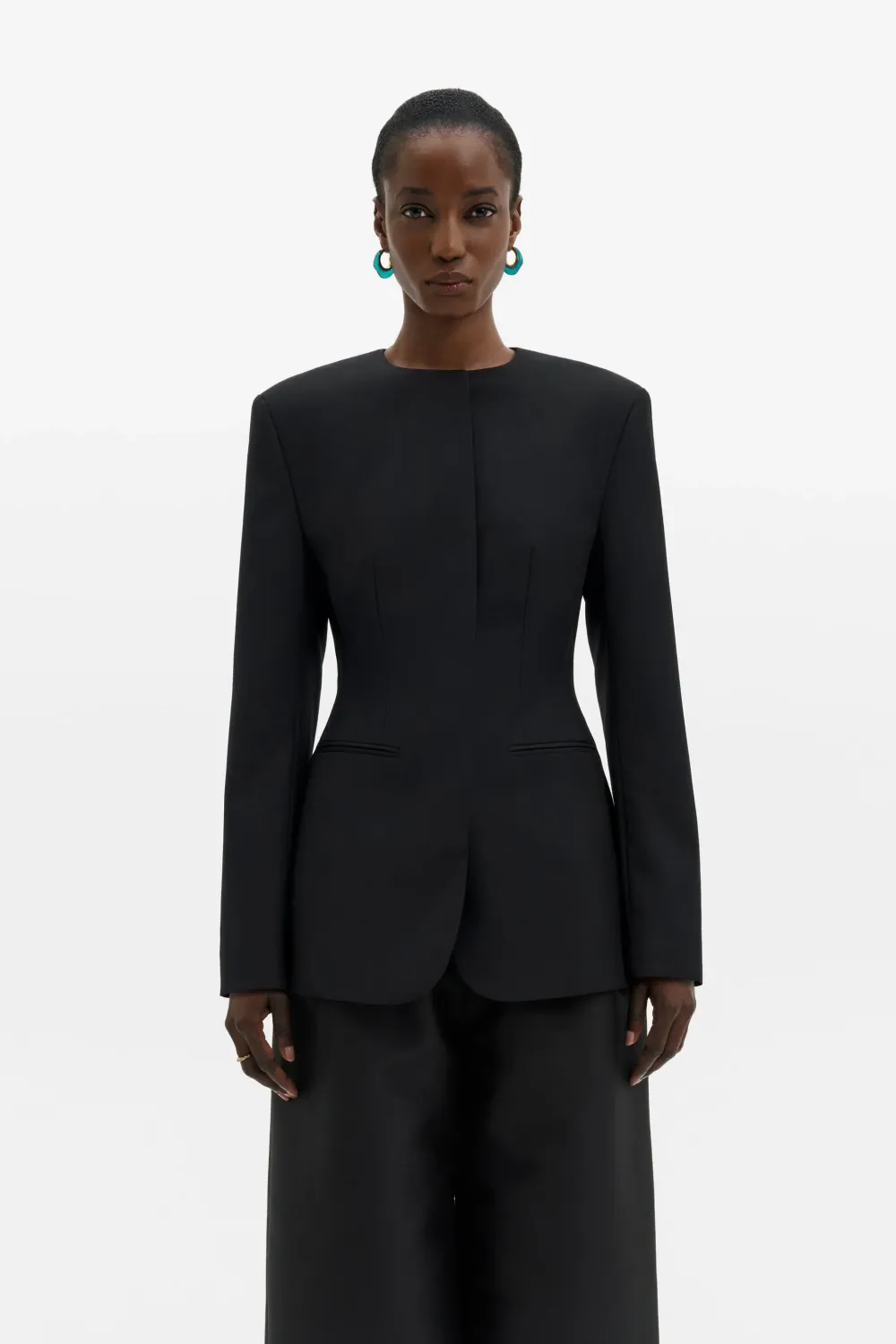 CAROL COLLARLESS EVENING BLAZER