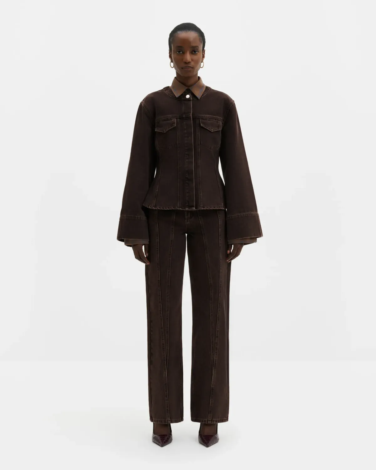 KATIA HIGH RISE STRAIGHT JEANS