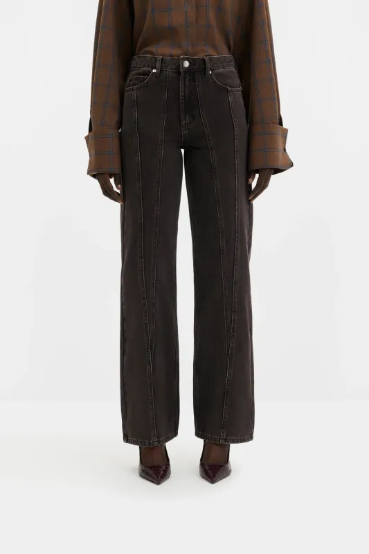 KATIA HIGH RISE STRAIGHT JEANS