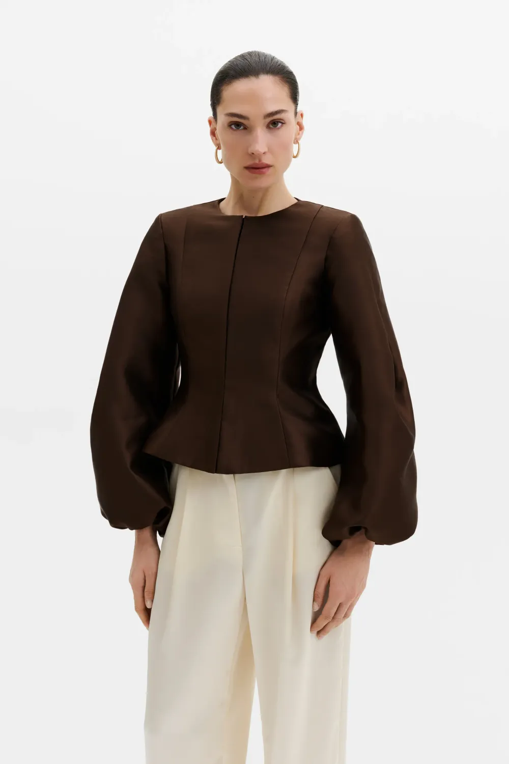 VENDELA BALLOON SLEEVE BLOUSE