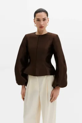 VENDELA BALLOON SLEEVE BLOUSE