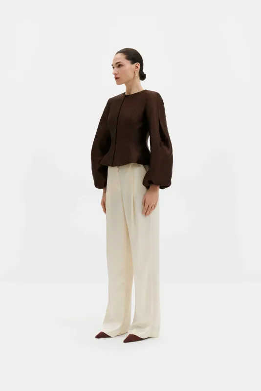 VENDELA BALLOON SLEEVE BLOUSE