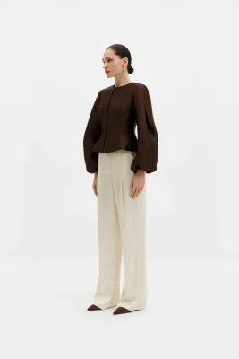 VENDELA BALLOON SLEEVE BLOUSE