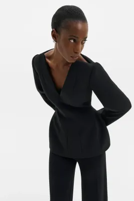 NINNI CUT-OUT SHOULDER HOURGLASS TOP