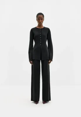 AZRA FITTED METALLIC CARDIGAN