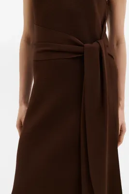 MINNA WAIST TIE KNIT MAXI DRESS