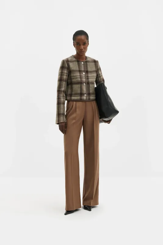 NINETTE TAILORED DRESSED WOOL JACKET