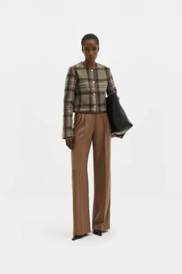 NINETTE TAILORED DRESSED WOOL JACKET