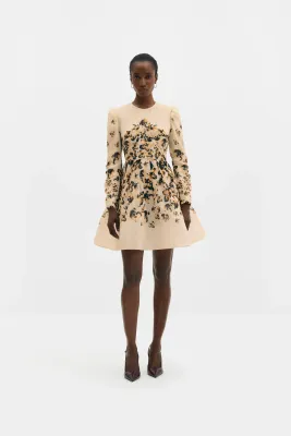 LEONI SILK BLEND MINI DRESS