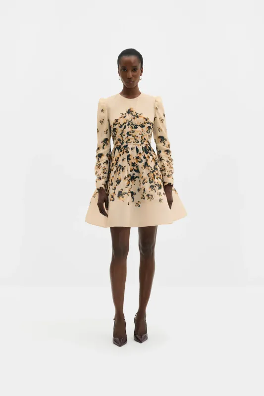 LEONI SILK BLEND MINI DRESS