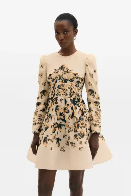 LEONI SILK BLEND MINI DRESS
