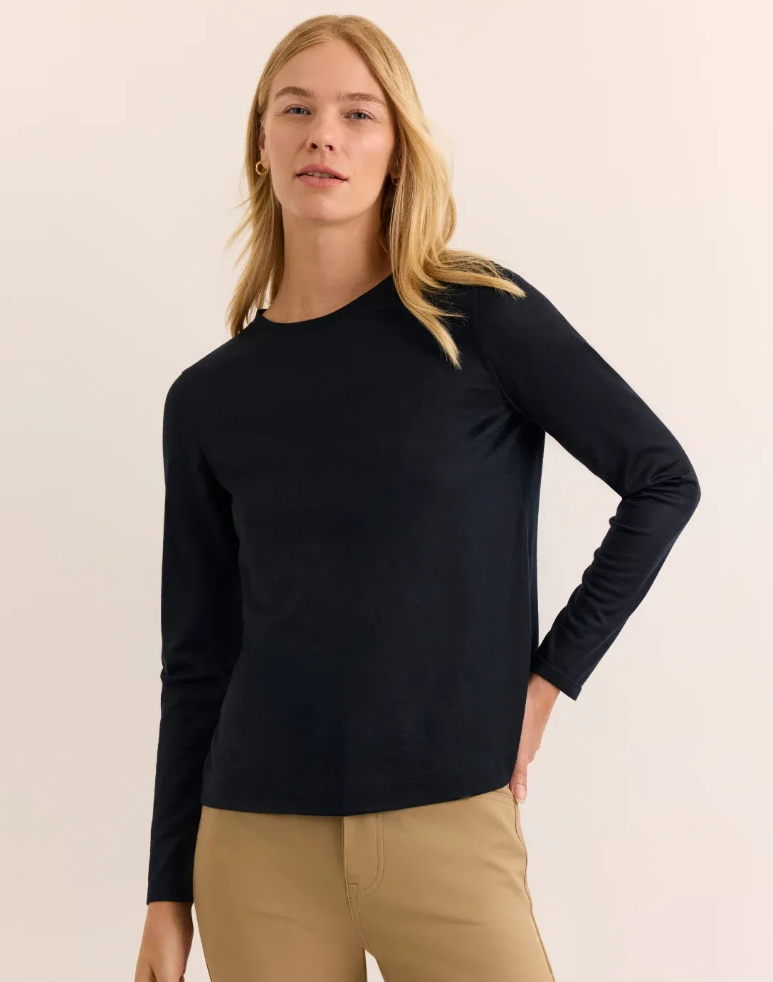 GREAT LONG SLEEVE MERINO TEE