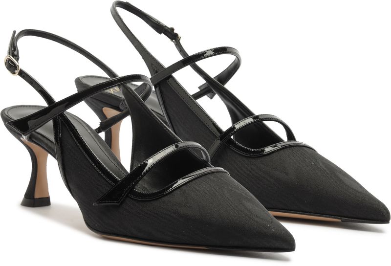 TITA MOIRE 60 SLINGBACK KITTEN HEEL