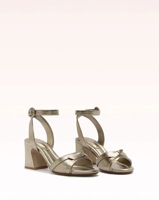 SLIM CLARITA CURVE 60 OPEN TOE BLOCK HEEL
