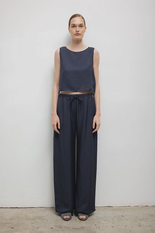 DANIEL CROP SLEEVELESS CREW