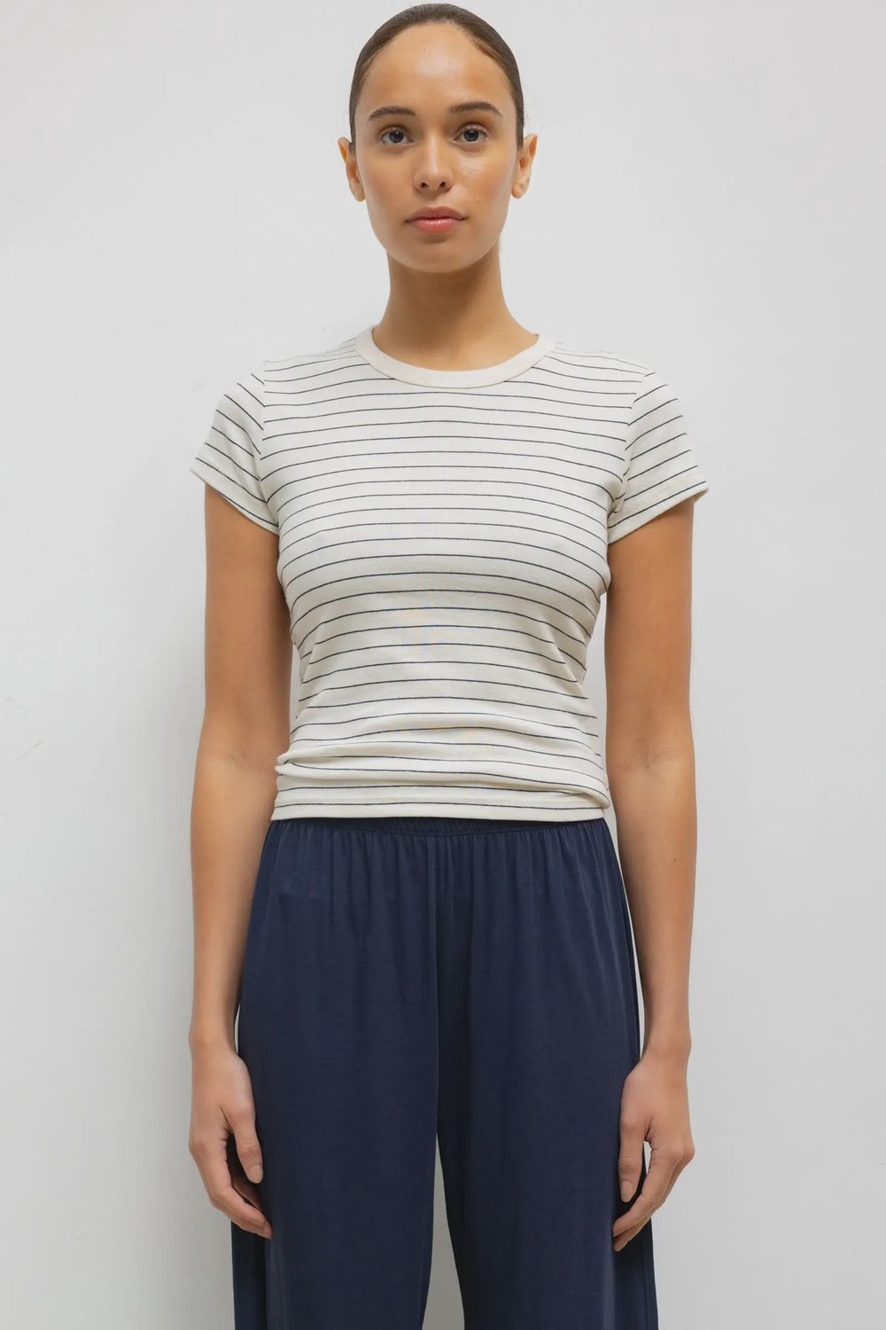 NANDO STRIPE SLIM FIT TEE
