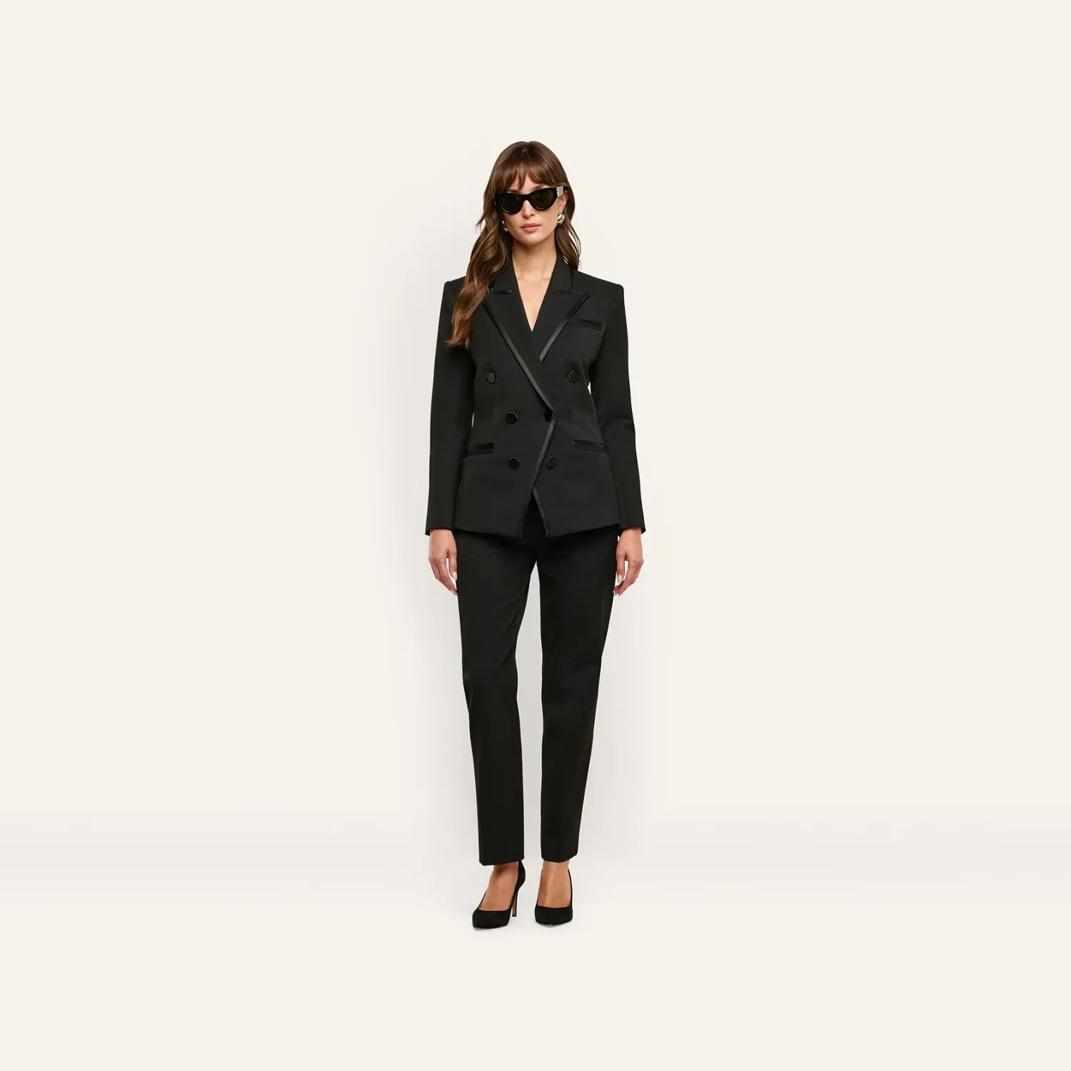 REBEL TROUSER W SATIN TRIM