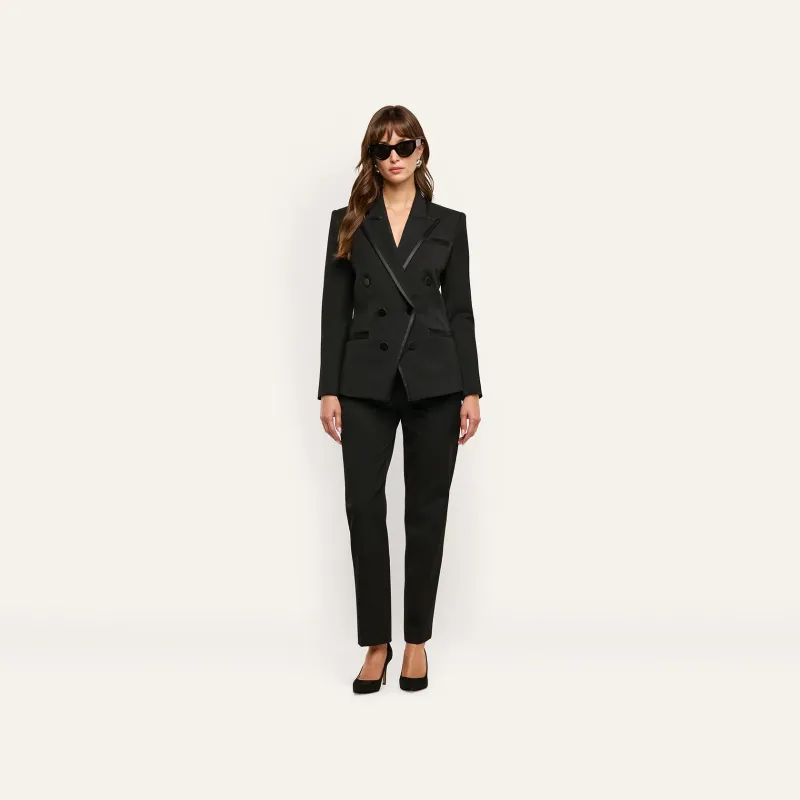 REBEL TROUSER W SATIN TRIM