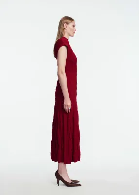 PUCKER DOT KNIT DRESS