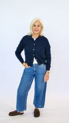 ARCTIC VERBIER POLO CASHMERE CARDIGAN