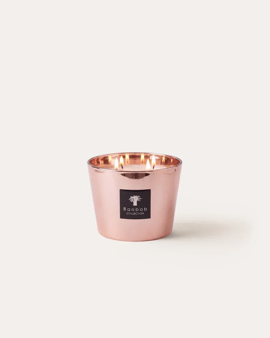 CANDLE LES EXCLUSIVES ROSEUM, Size: MAX 10/CLASSIQUE