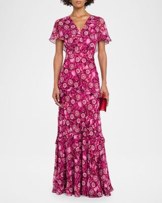 SARITA FLORAL MAXI DRESS