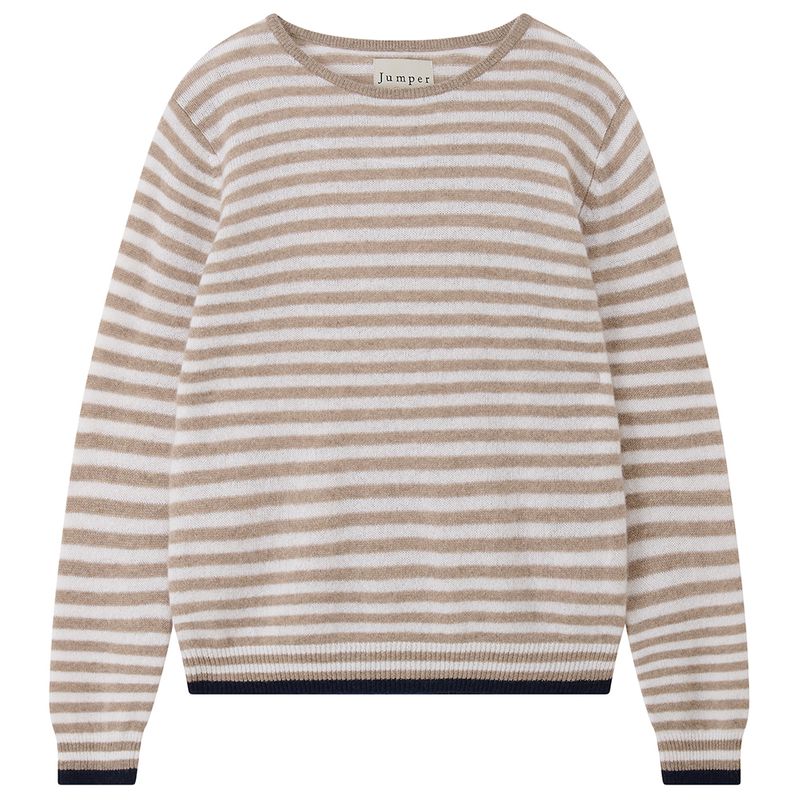 TIPPED LITTLE STRIPE CREW