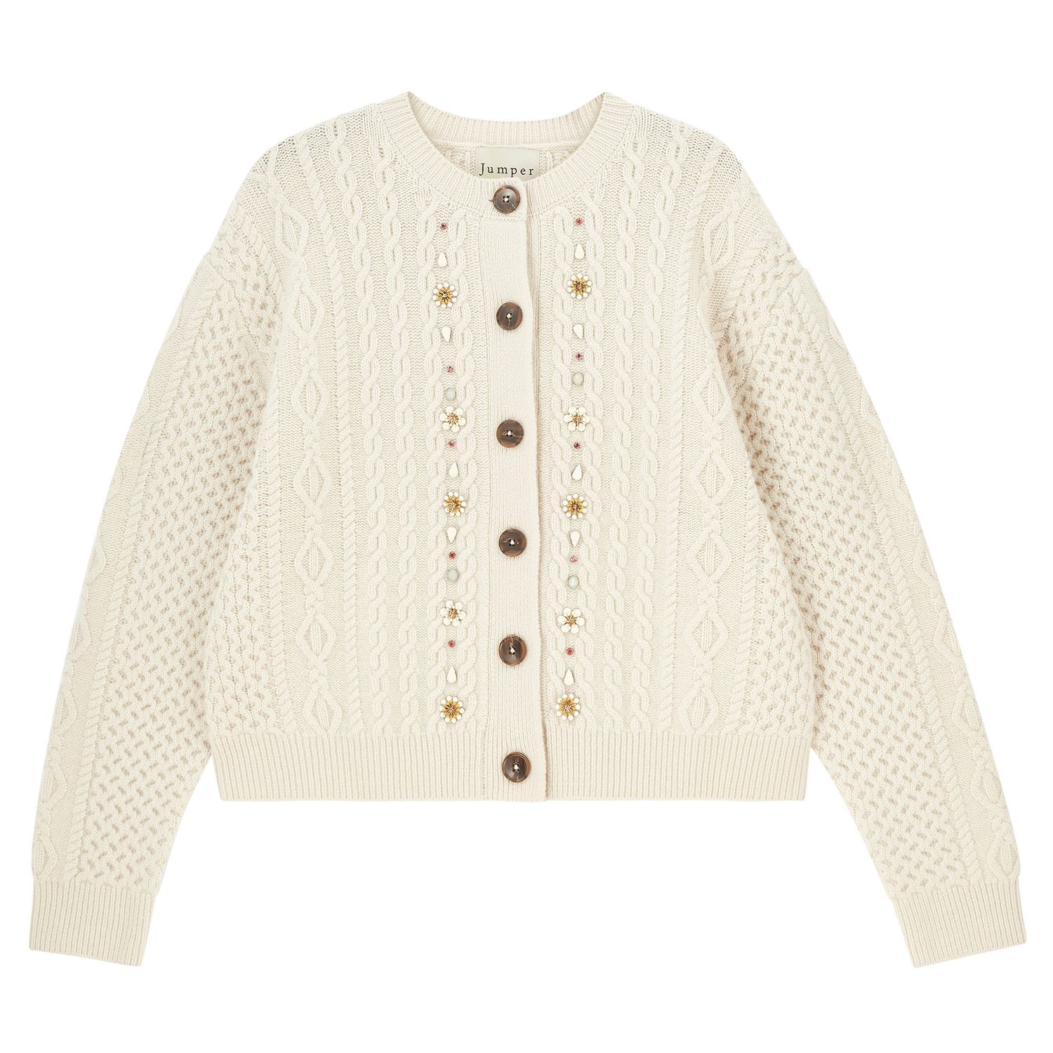 JEWEL CABLE CARDIGAN