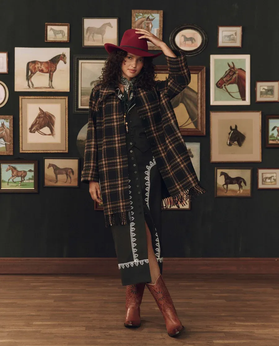 STETSON X THE GREAT- THE FRINGE COAT