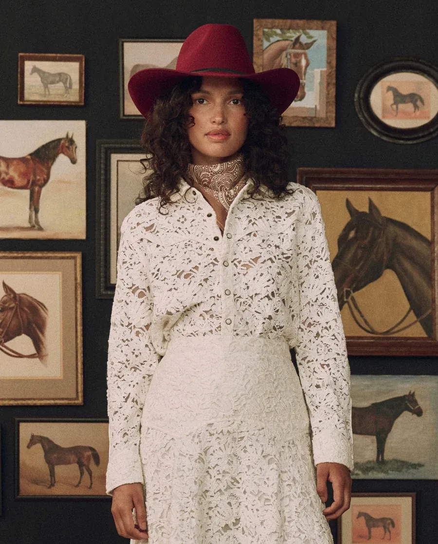 STETSON X THE GREAT- THE RELIC LACE WESTERN SHIRT