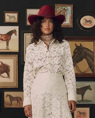 STETSON X THE GREAT- THE RELIC LACE WESTERN SHIRT