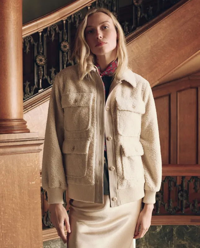 THE PATCH POCKET PLUSH JACKET